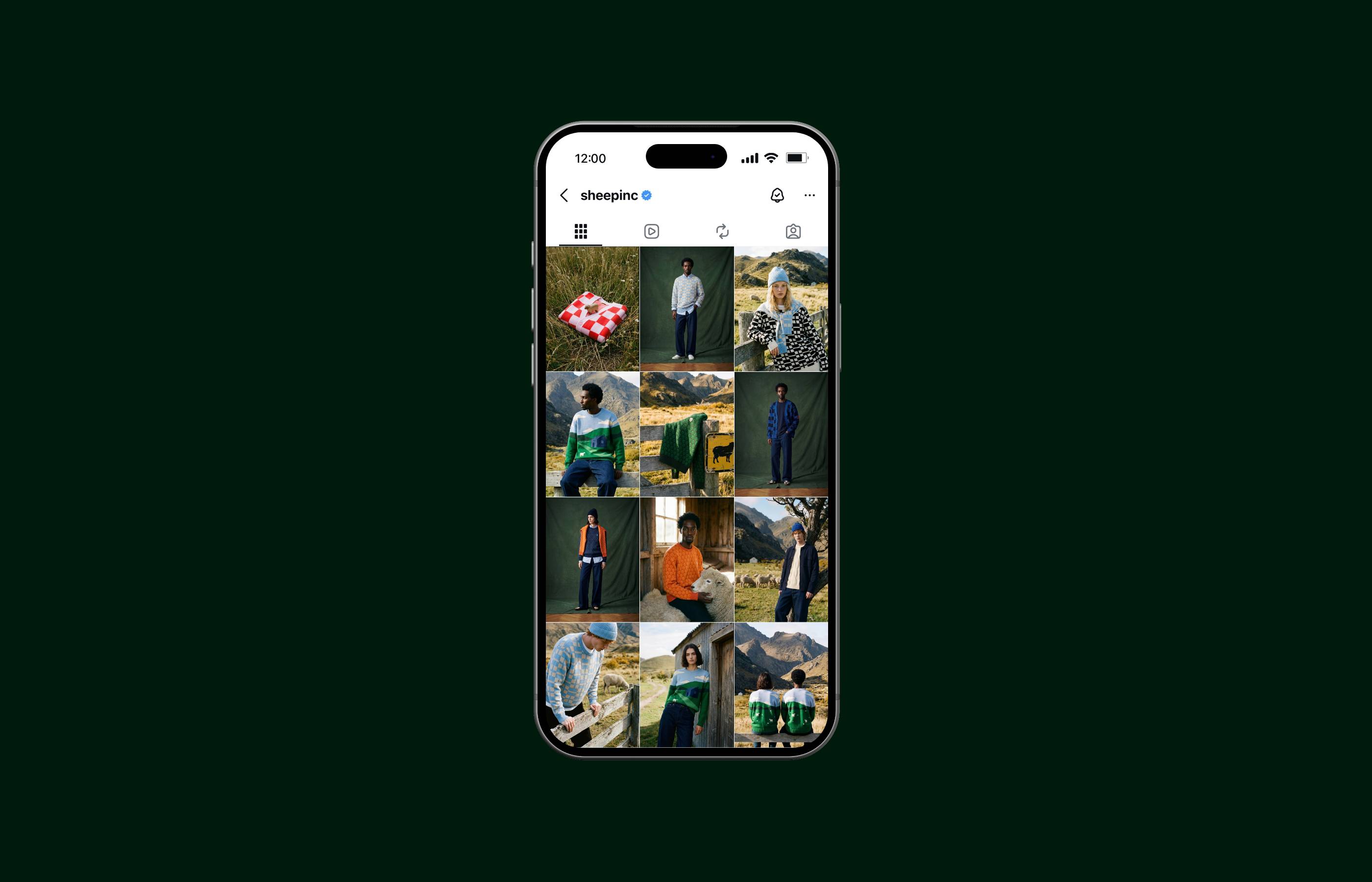 Sheep Inc. Autumn Collection — Instagram Grid