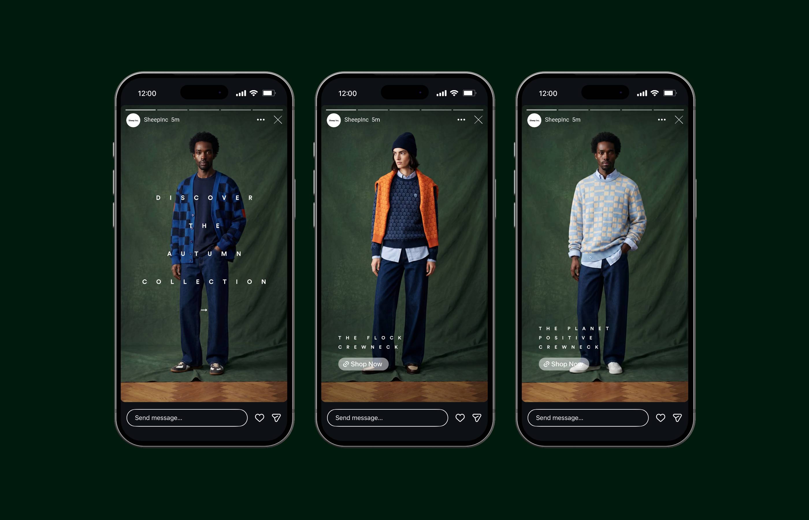 Sheep Inc. Autumn Collection — Instagram Stories