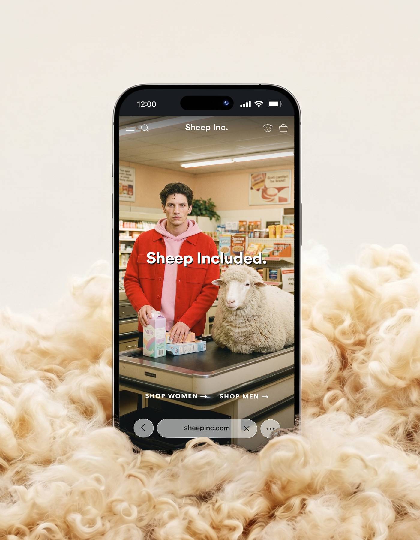 Sheep Included — mobile site