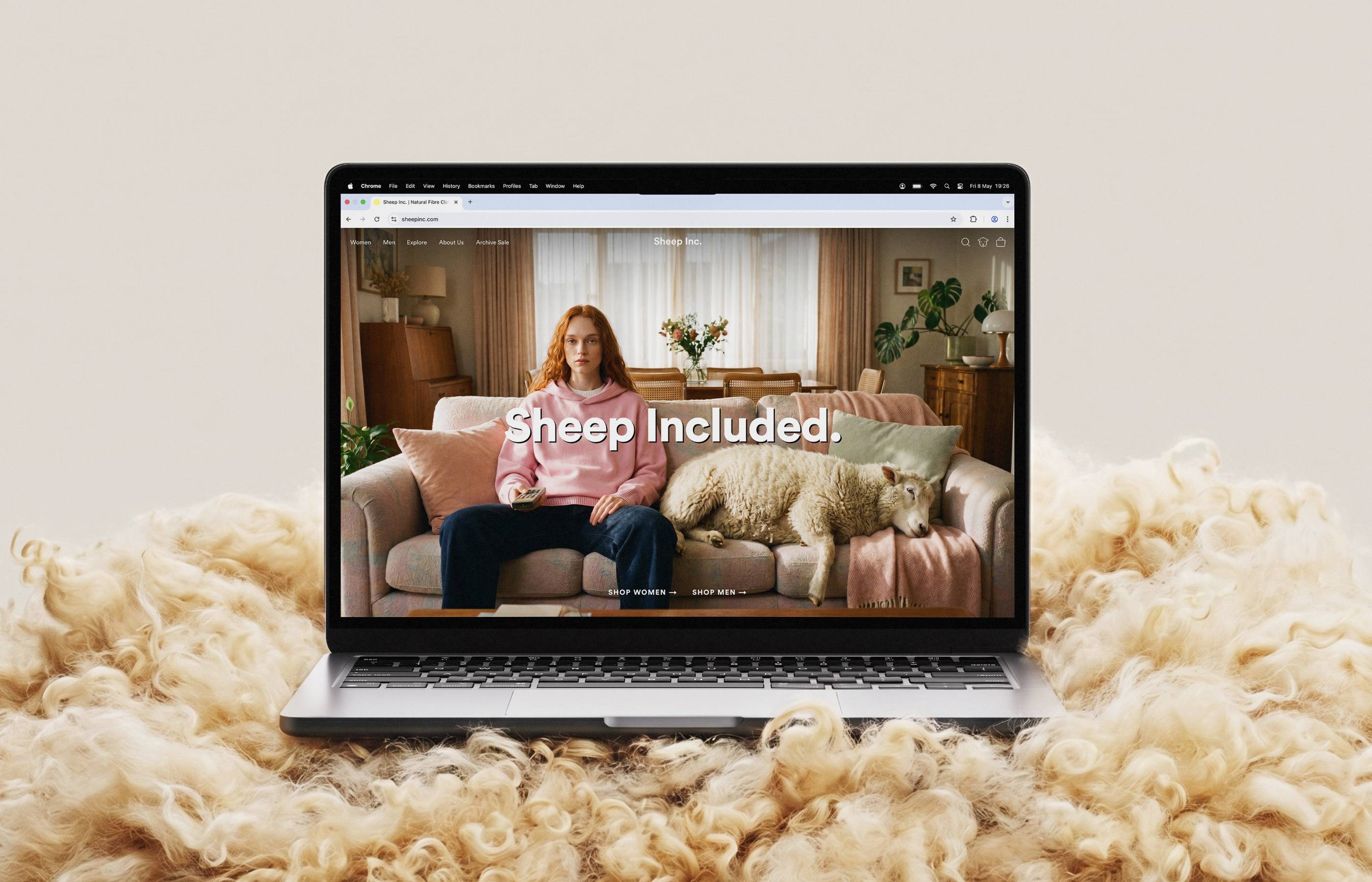 Sheep Included — sheepinc.com on desktop