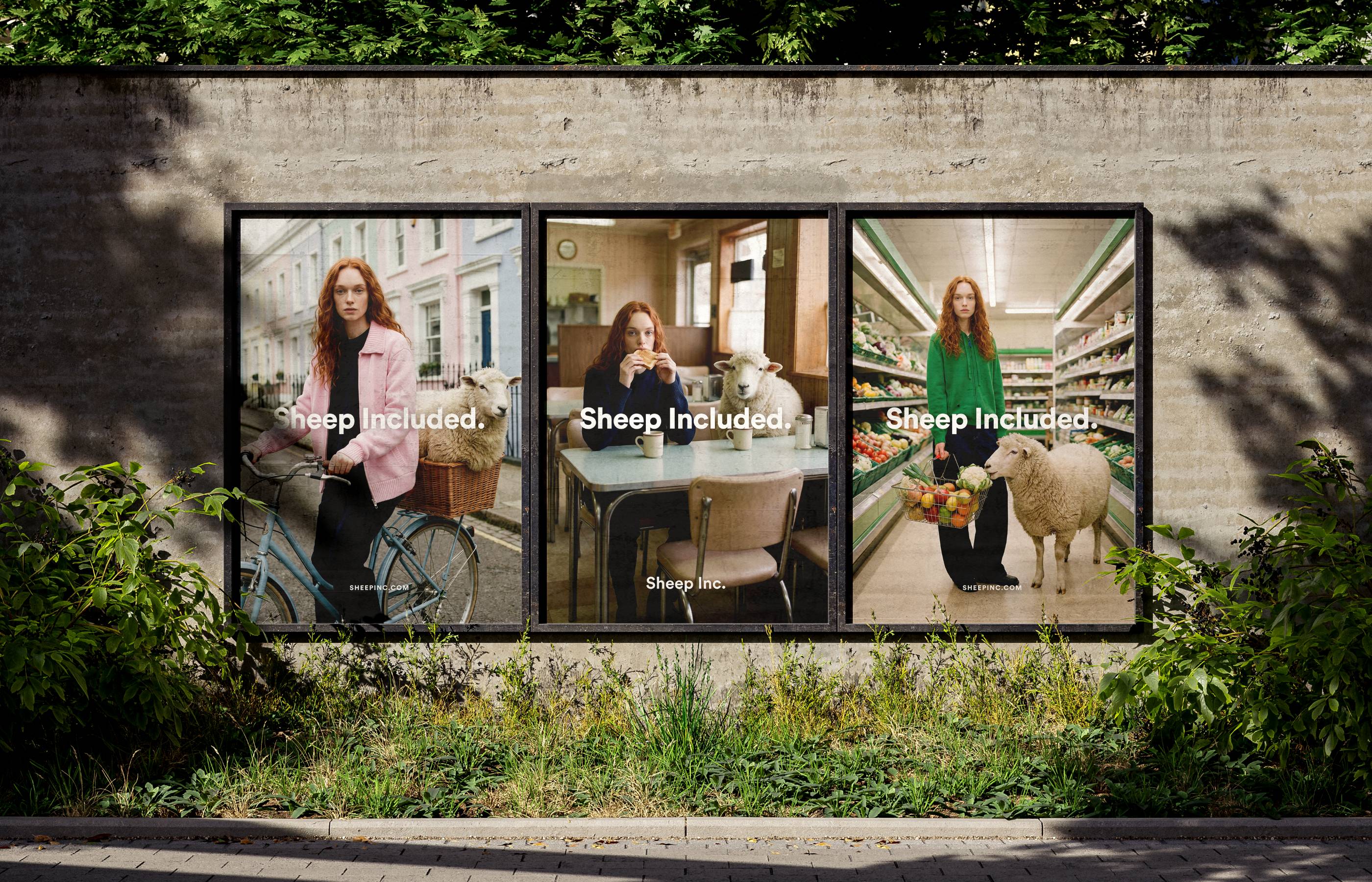 Sheep Included — outdoor billboard campaign