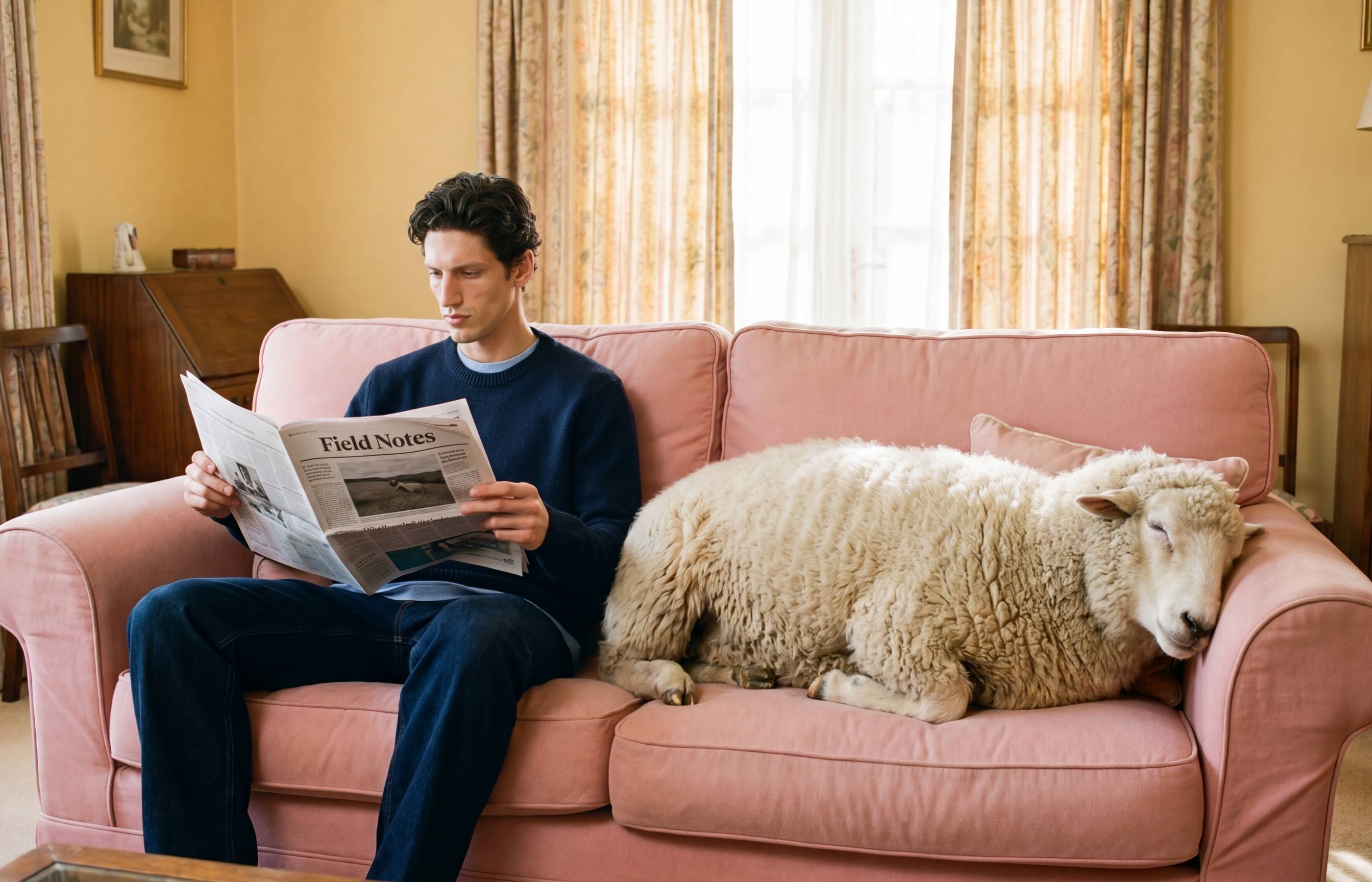 Sheep Included — editorial campaign shot